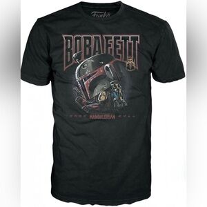 Funko Black Boba Fett Mandalorian T-Shirt